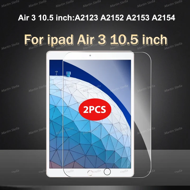 2Pcs Tempered Glass Screen Protector For ipad Pro Air 13 11 2024 M4 M2 Air 5 4 Pro 12.9 11 M3 M5 2025 2026 Film
