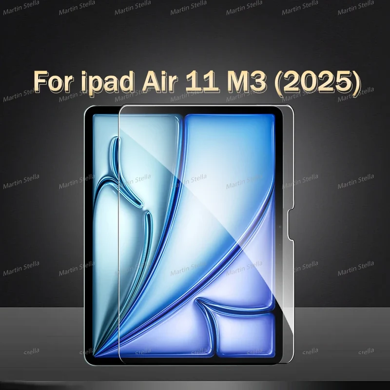 2Pcs Tempered Glass Screen Protector For ipad Pro Air 13 11 2024 M4 M2 Air 5 4 Pro 12.9 11 M3 M5 2025 2026 Film