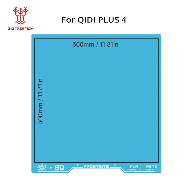 BIQU Panda Build Plate CryoGrip Pro Coating No Clog Spring Steel Double-sided for BambuLab X2D Voron Kobra Ender K1 3D Printer