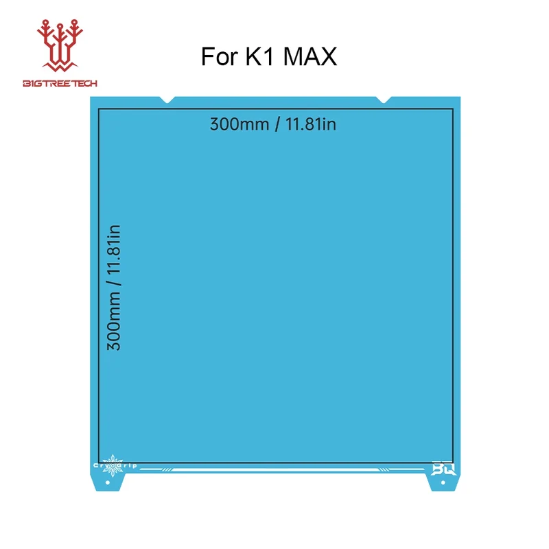 BIQU Panda Build Plate CryoGrip Pro Coating No Clog Spring Steel Double-sided for BambuLab X2D Voron Kobra Ender K1 3D Printer
