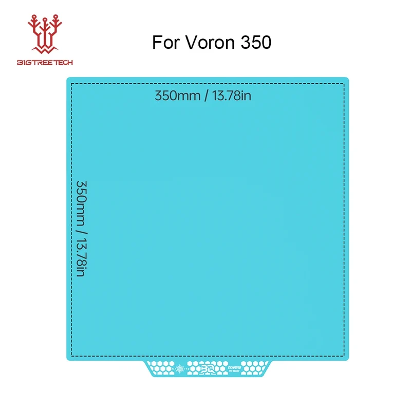 BIQU Panda Build Plate CryoGrip Pro Coating No Clog Spring Steel Double-sided for BambuLab X2D Voron Kobra Ender K1 3D Printer