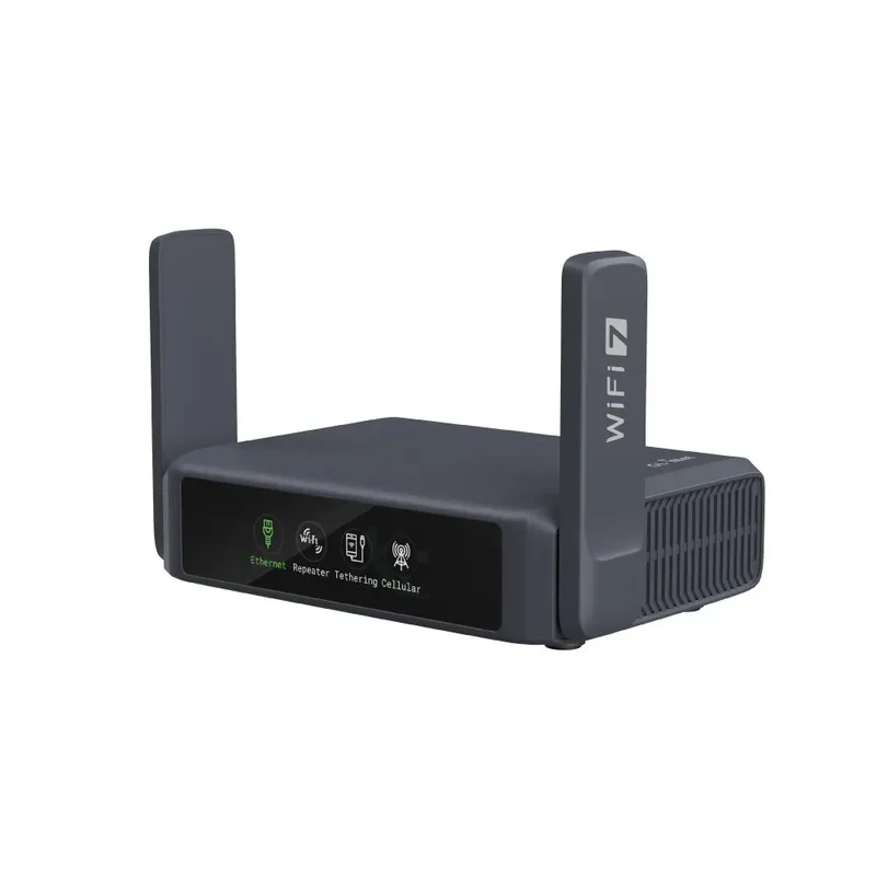GL.iNet GL-BE3600 (Slate 7) Wi-Fi 7 Travel Router Dual-band Portable Travel Router, Pocket WiFi 7, 2.5G Router, Portable VPN Routers WiFi for Travel, Public Computer Routers, Business Trip, Mobile/RV/Cruise/Plane