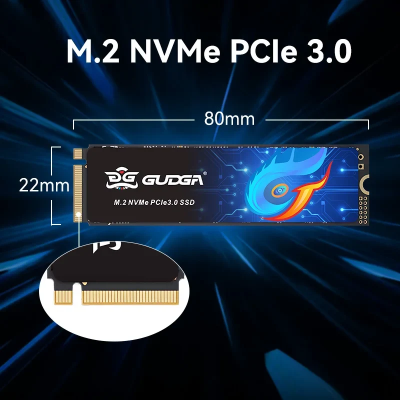 GUDGA SSD Nvme M2 1TB 512GB 256GB 128GB Pci-e 3.0x4 SSD Nvme Internal Solid State Disk Hard Disk For PC Laptop Computer