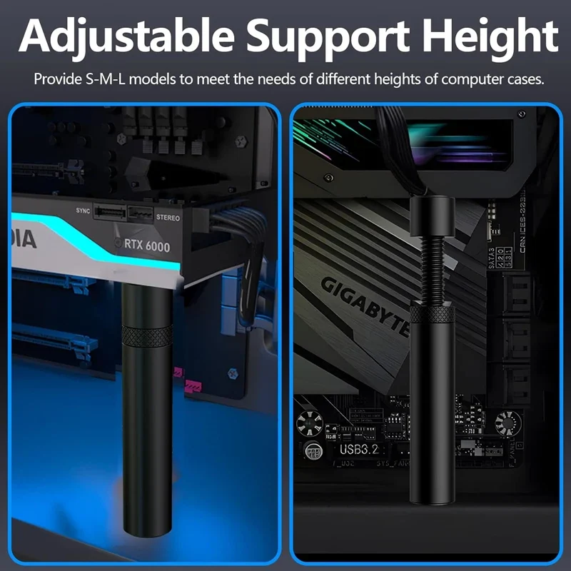 Graphics Card GPU Support Bracket Video Card Sag Holder Bracket GPU Holder Anti Sag Stand