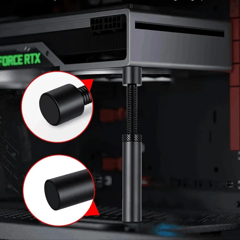 GPUHOLD Graphics Card GPU Holder Magnetic Bracket Video Card Holder Vertical Telescopic Rotating Stand