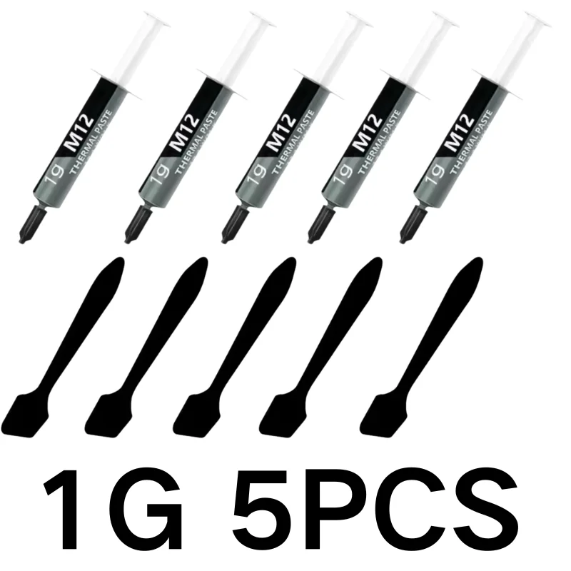 Thermal Paste Thermal Conductive Grease Paste 12.4 W/MK 1/4/8/15/30g For Game PC PS5 CPU GPU Cooling