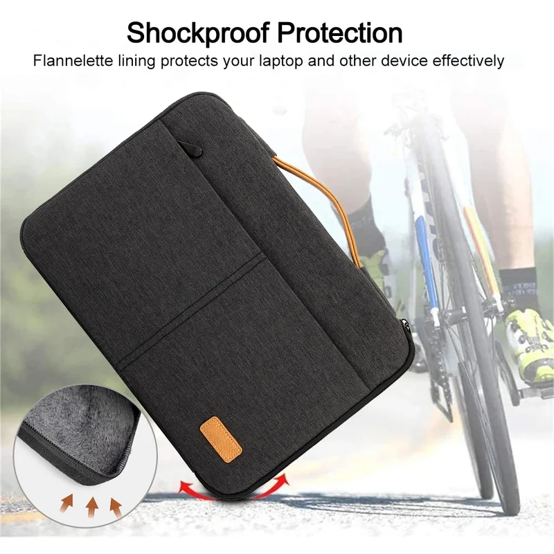 Protective Laptop Sleeve Case for 13.3-14.2 15-15.6 Inch New MacBook Pro M3 Max M2 M1 Slim Carrying Laptop Bag Men Women