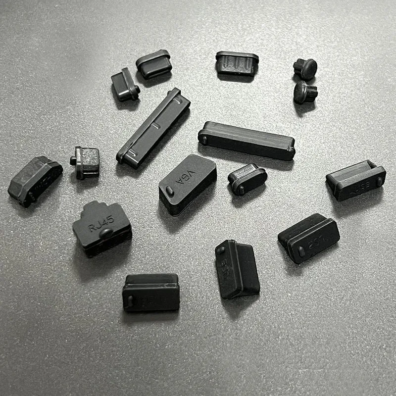 16Pcs/set Universal Anti Dustproof Notebook Port Plug Silicone Protector USB Elastic Laptop Computer Cover Stopper
