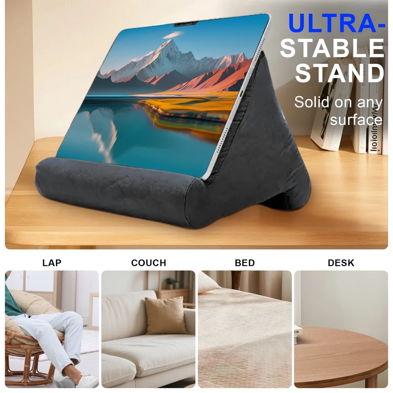 Sponge Pillow Tablet Stand Holder Pillow Pad Ultra Multi-Angle Soft Tablet Stand for Samsung Xiaomi Tablet Holder Reading Stand