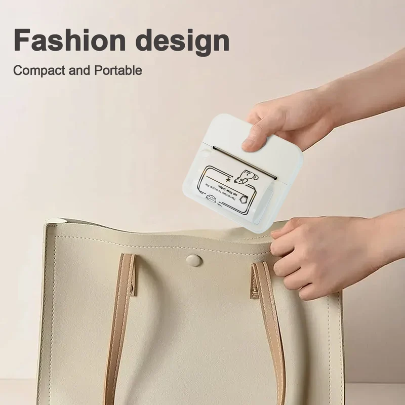 Mini Label Printer Thermal Maker Portable Wireless Bluetooth Stickers Labeller Handheld For Home Office School Machine