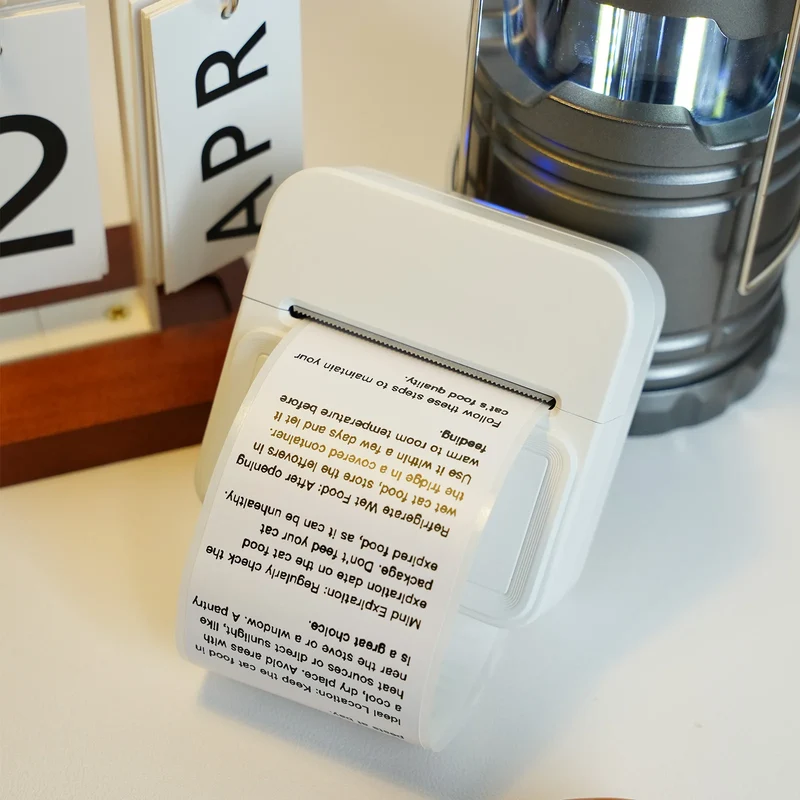 Mini Label Printer Thermal Maker Portable Wireless Bluetooth Stickers Labeller Handheld For Home Office School Machine