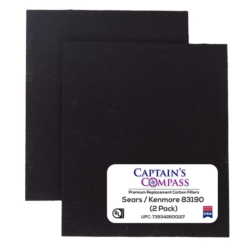 Captains Compass Replacement Carbon PreFilter for Sears/Kenmore 83190 (2Pack)
