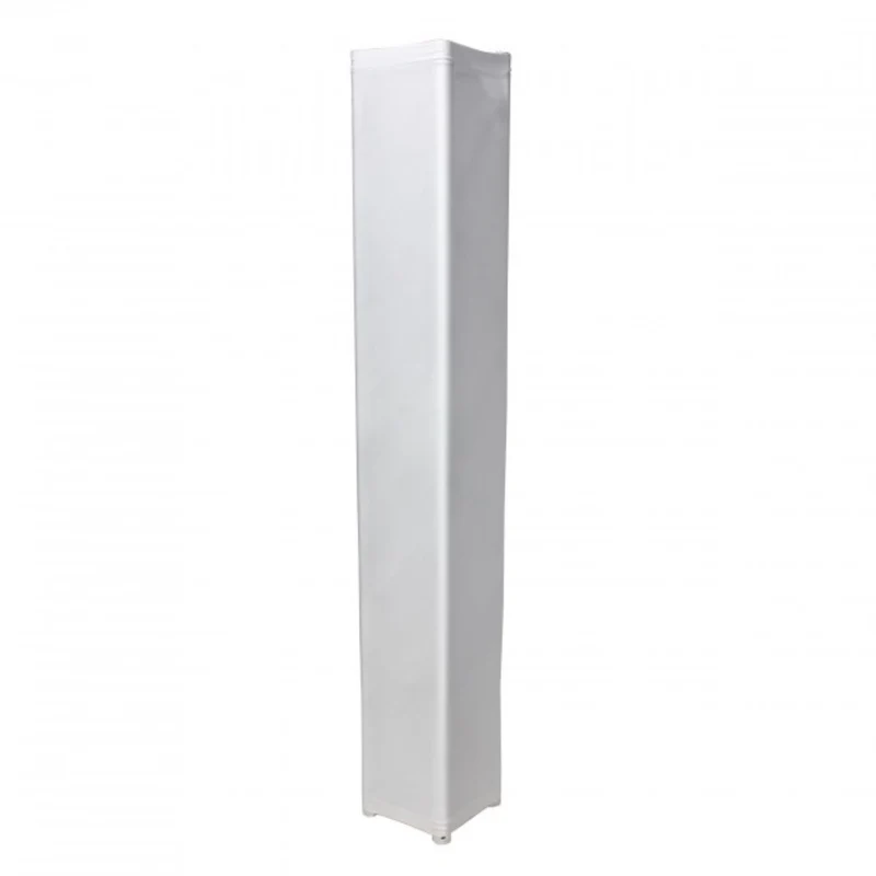 ProX XTCSQ656TSW White 6.56Ft 2 meter Lycra Cover Scrim Sleeve fits 12 Quad Box Truss Segment