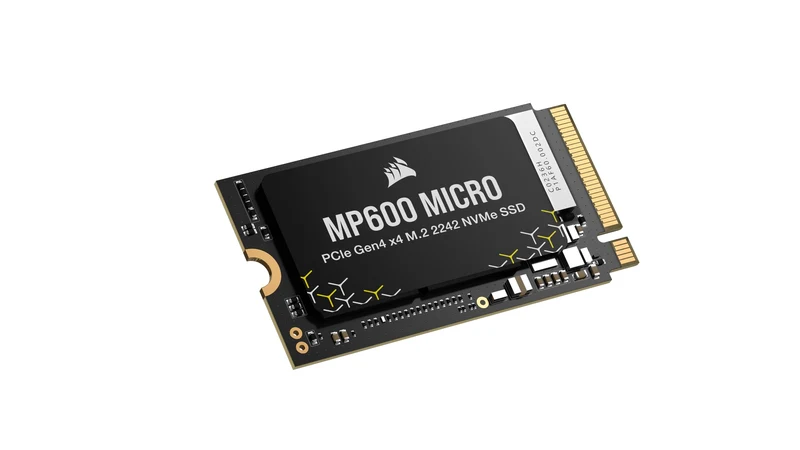 Corsair MP600 Micro 1TB M.2 NVMe PCIe x4 Gen4 2 SSD M.2 2242 Up to 5,100MB/sec Sequential Read HighDensity 3D TLC NAND
