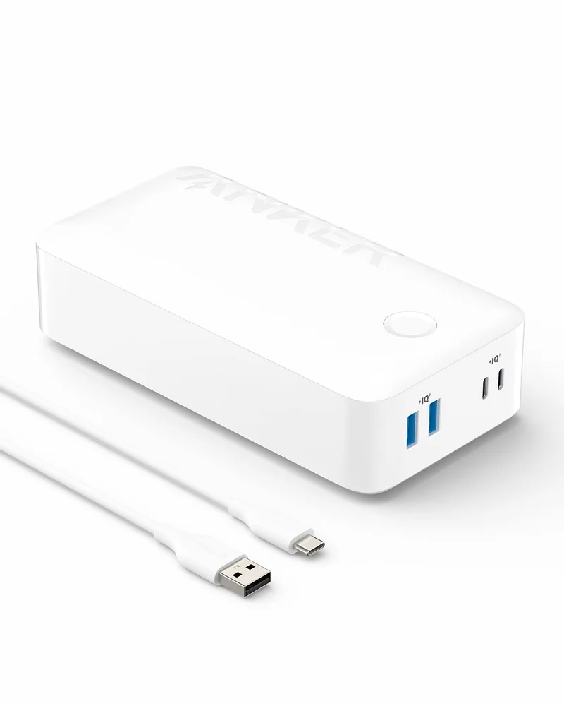 Anker Portable Charger, Power Bank, 40,000mAh 30W Battery Pack with USBC HighSpeed Charging, for MacBook, iPhone iPhone 15/15