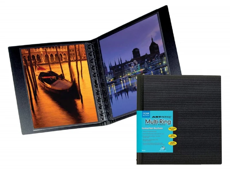 ProFolio by Itoya, ProFolio MultiRing Refillable Binder Landscape, 14 x 11 Inches