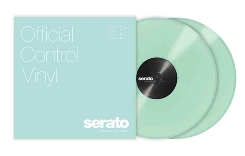 Serato SCVPSGID7 7Inch Control Vinyl, Glow in the Dark, Pair