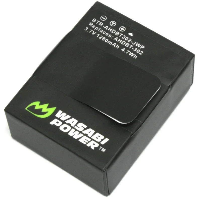 Wasabi Power Battery for GoPro HERO3, HERO3+ and GoPro AHDBT201, AHDBT301, AHDBT302 (1280mAh)