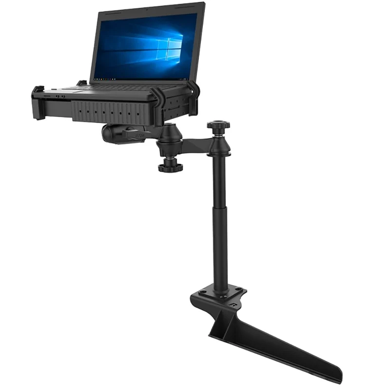 RAM Mounts RAMVB185SW1 NoDrill Laptop Mount for 9716 Ford F250 F750 + More Compatible with 10 to 16 Wide Laptops