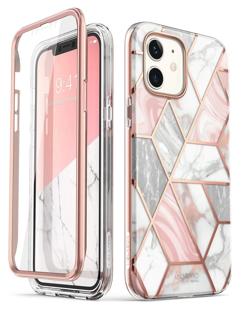 iBlason Cosmo Series Case for iPhone 12 Pro Max 6.7 inch (2020 Release), Slim FullBody Stylish Protective Case with Builtin S