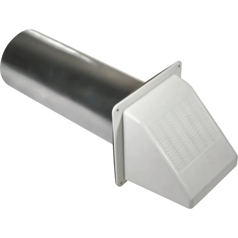 4 White Wide Mouth Hood