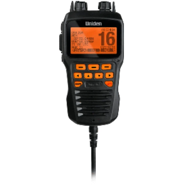 Uniden Remote Mic f/UM725 VHF Radios Black
