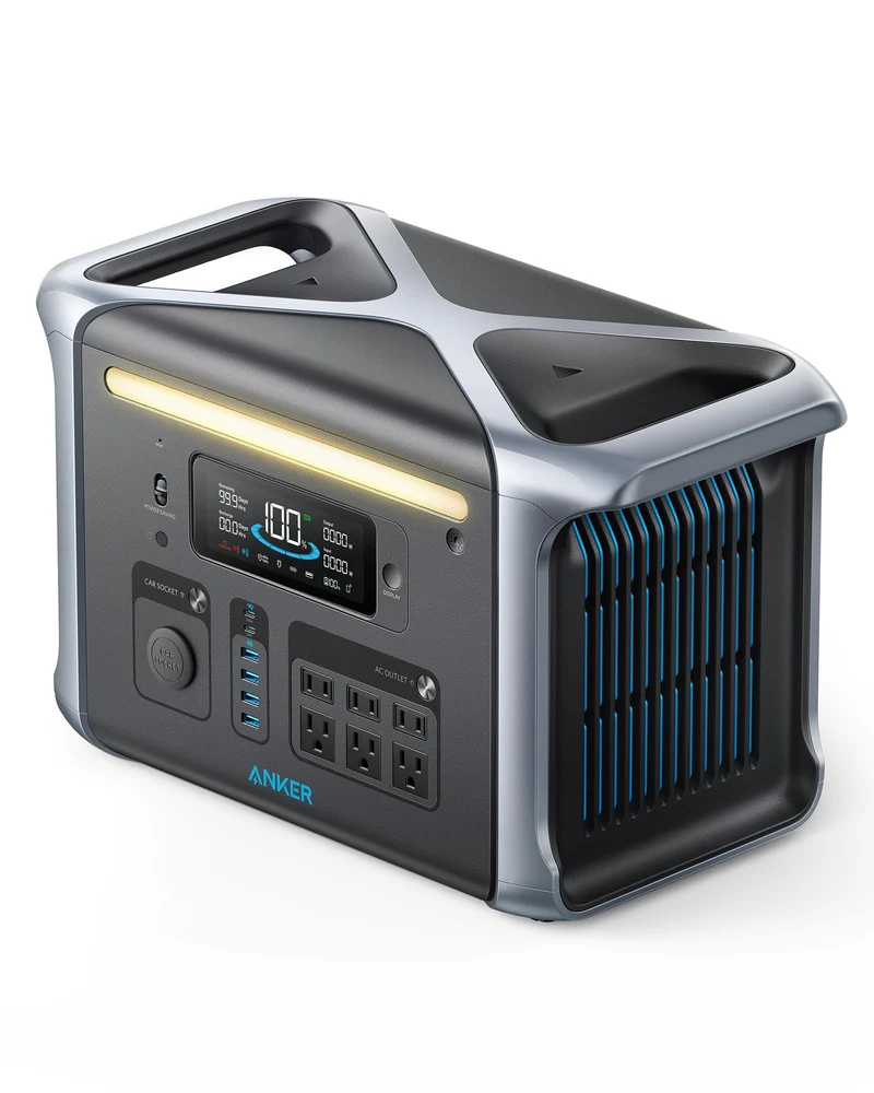 Anker SOLIX F1200 Portable Power Station, PowerHouse 757, 1800W Solar Generator, 1229Wh Battery Generators for Home Use, LiFePO4