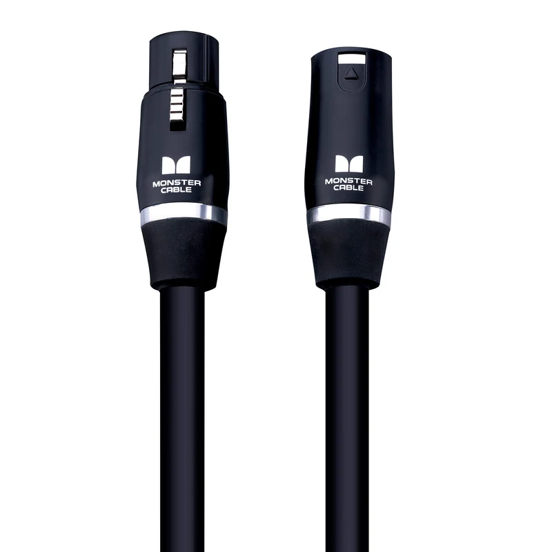 Monster Prolink Studio Pro 2000 Microphone Cable: 5 ft. Cable, Gold Contact XLRs