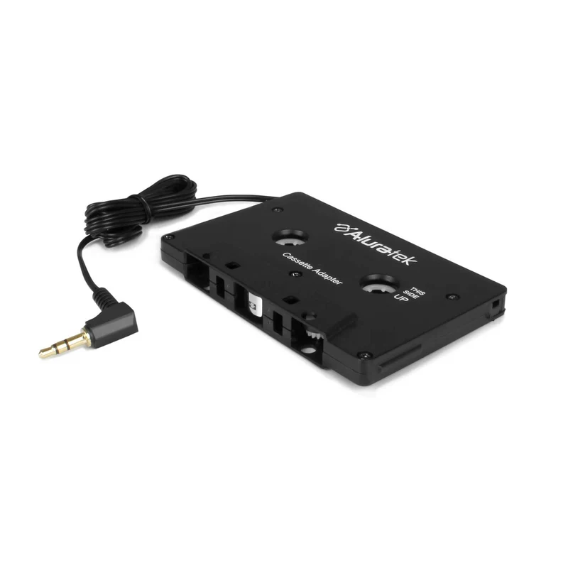 Aluratek Premium Audio Cassette Receiver, Premium Car Audio, Universal 3.5mm Audio Jack or AUXin Port, Supports Phones/Tablets/