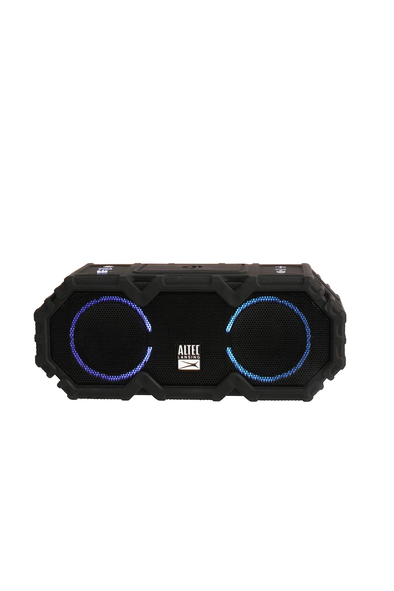 Altec Lansing LifeJacket Jolt Waterproof Bluetooth Speaker, Durable & Portable Speaker with Qi Wireless Charging and Voice Ass