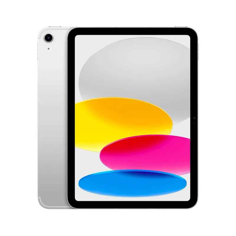 Apple iPad (10th Generation): with A14 Bionic chip, 10.9inch Liquid Retina Display, 64GB, WiFi 6 + 5G Cellular, 12MP front/12M