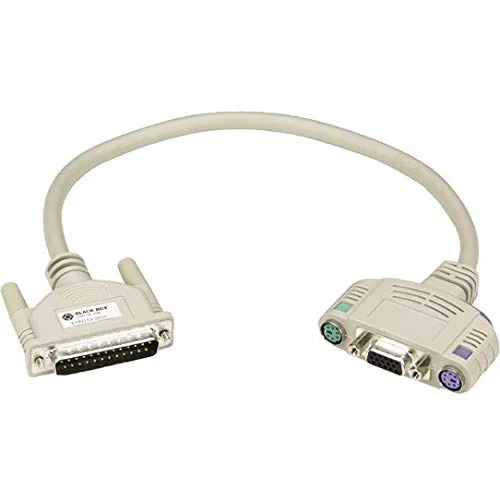 KVM USER CABLE KEYBOARD/MONITOR/MOUSE CABLE WITH AUDIO, PS, PS/2 STANDARD, 10