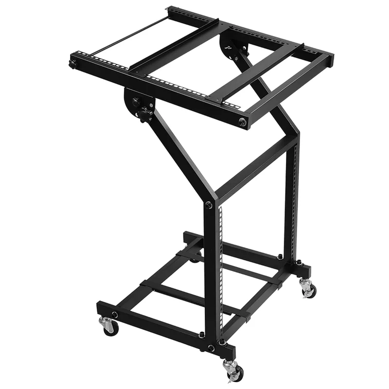 9U Rack Mount DJ Gear Mixer Stand Professional Stage Equipment 9 U For Music Studio Booth Pro Audio Recording Cabinet Party Stag