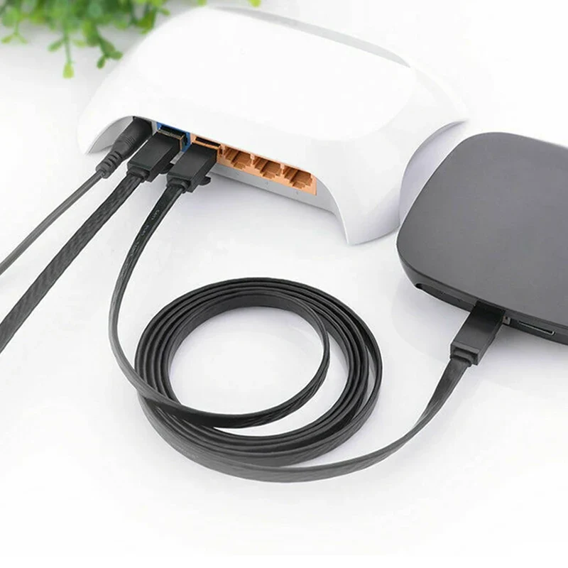 Ethernet Network RJ45 Cable cat7 Patch Outdoor Waterproof LAN Cable For PC Laptop