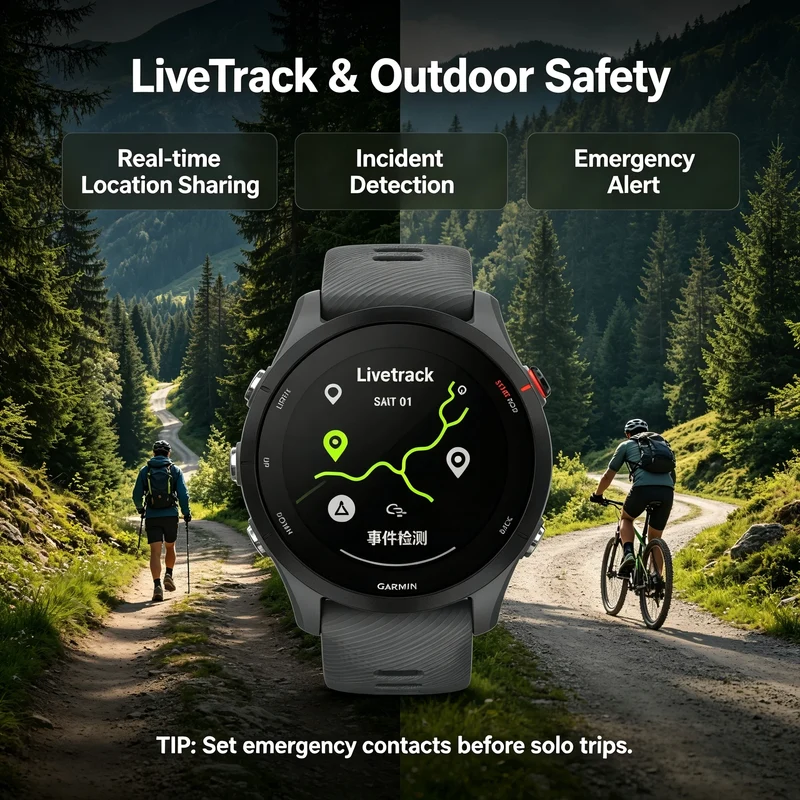 Garmin Forerunner 255 Smartwatch for Men Women, Multisport Fitness Tracker, Built-in GPS, Sleep & Stress Tracking, Swim Proof, Long Battery Life