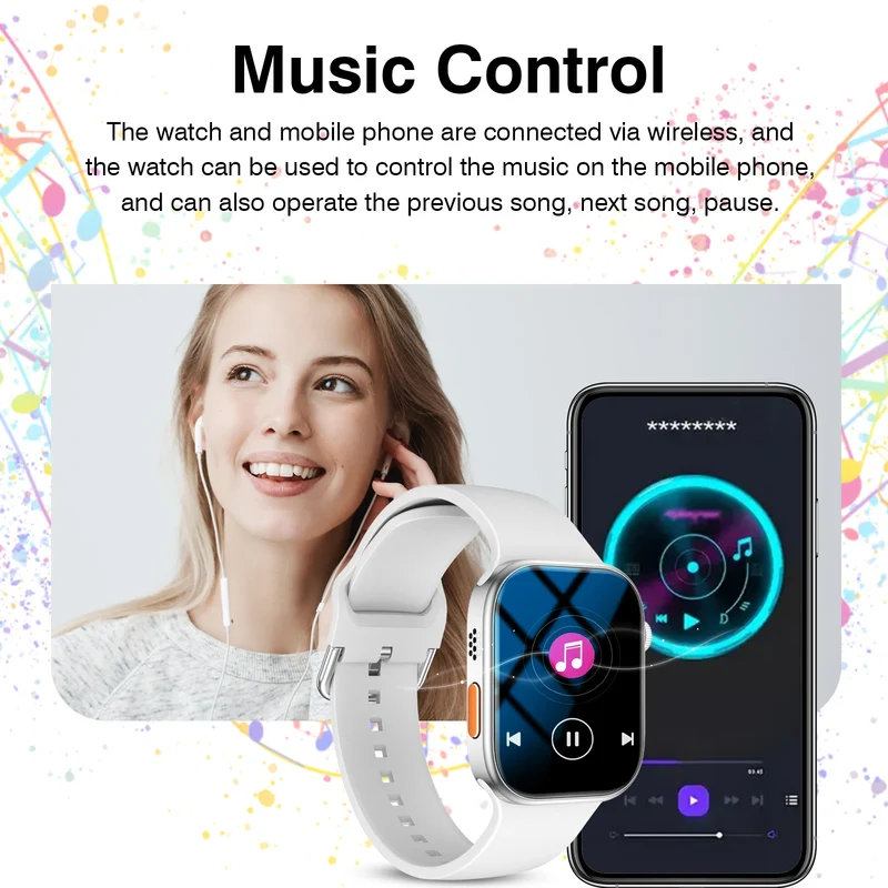 New Watch Smart Watch 49mm 2026 New Men Women Bluetooth Call BT Music Games Wireless Charging Smartwatch