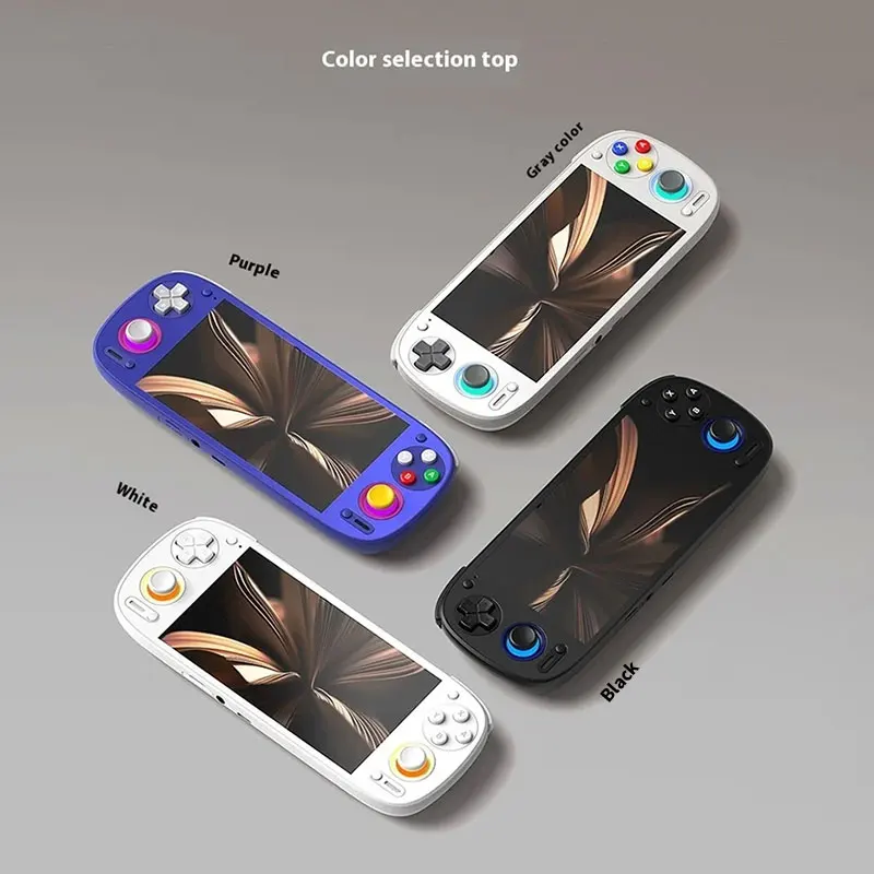 Retroid Pocket 5 Handheld Game Console RP5 Retro Games SD865 Android13 Joystick RGB Lighting Effect Active Cooling Gaming Device