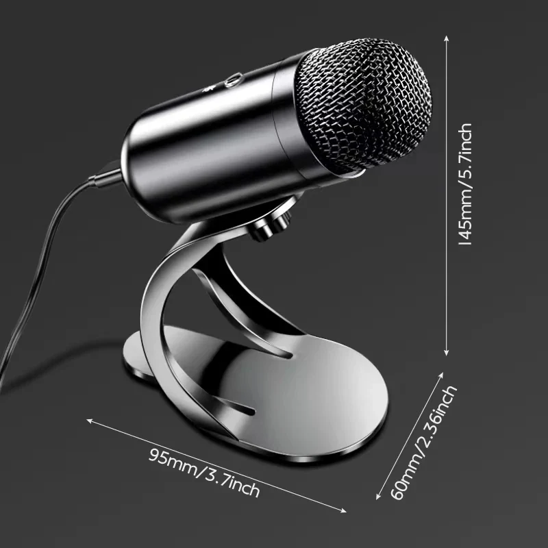Professional Wired Condenser conference Microphone gooseneck desktop High voice quality Mic Computer Gaming USB Microphone