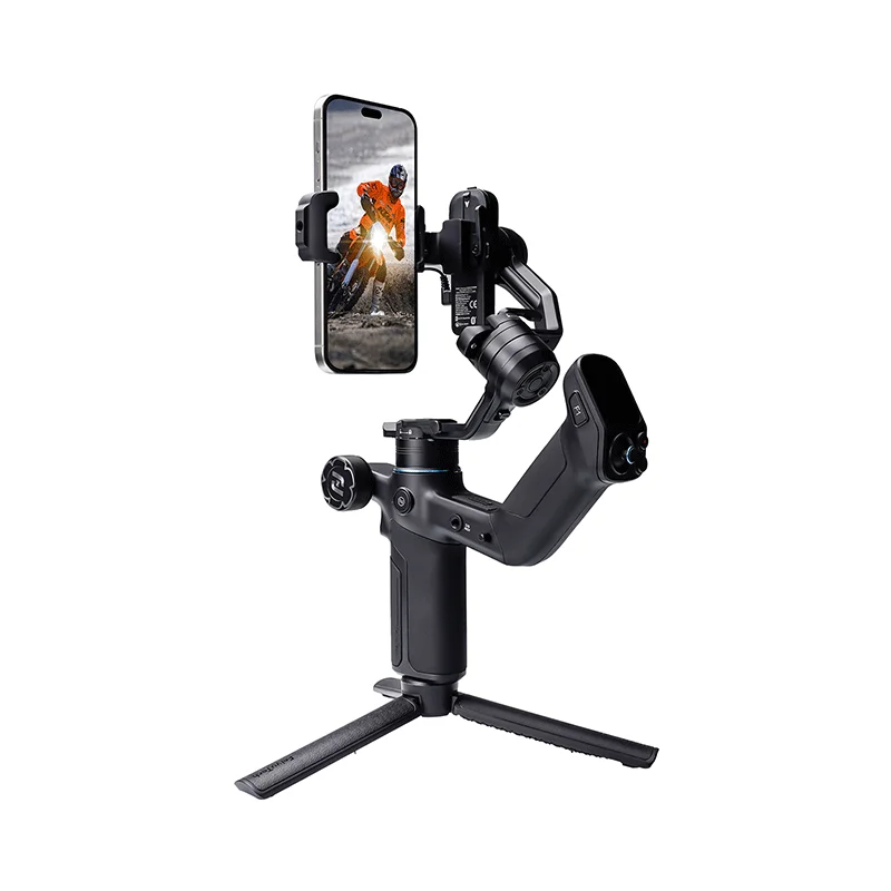 FeiyuTech SCORP Mini 3 Kit Gimbal Stabilizer with Built-in 4.0 Intelligent AI Tracking for Mirrorless Action Camera & Smartphone