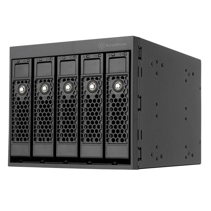 Silverstone CS FS305BE 3x5.25 to 5x3.5 SAS12G SATA HS adapter cage Retail