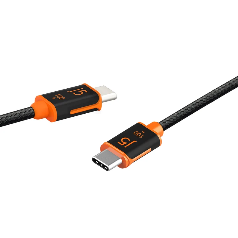 j5create CB JUCX25L18 USBC 100W Sync & Charge Cable Retail