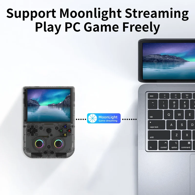 Anbernic RG 406V Retro Handheld Games Console 4"IPS Multi-touch WIFI RGB Ligh 3D Hall Joystick 5500mAh RG406V Video Games Player