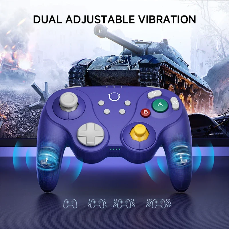 NYXI Warrior Lite Wireless Controller for Switch 2, Hall Effect Joystick No-Drift Gamepad for PC, Micro Mechanical Buttons Vibra