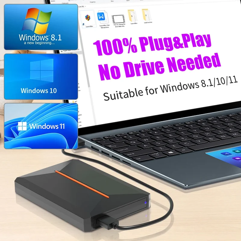 Launchbox OS Retro Gaming HDD 3760+Games for PS4/PS3/PS2/SWITCH/WIIU/DC/N64/NES Emulators Retro Game Consoles for Win PC＆Laptop