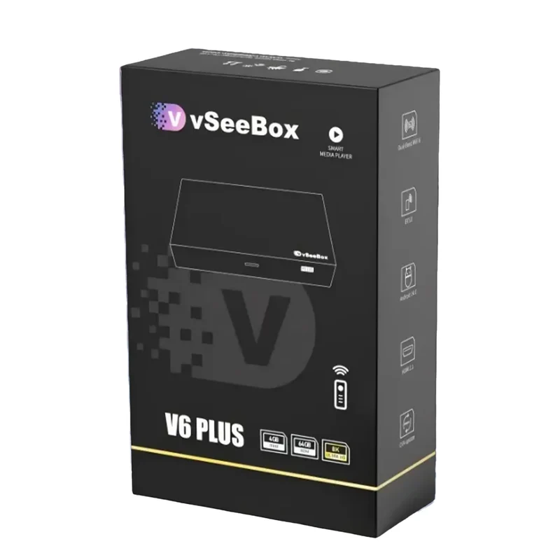 vSeeBox V6 Plus 64GB 8K HD Officially Authorized Voice Control