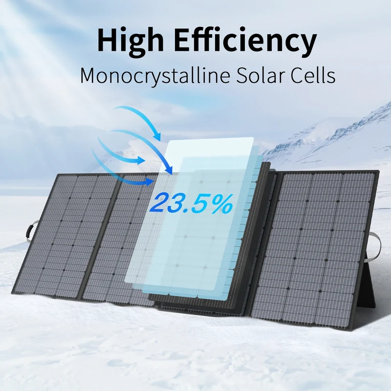 MHPOWOS 400W 220W 110W Solar Charger Portable Waterproof Foldable Solar Panel for Camping RV Garden Roof Off Grid System