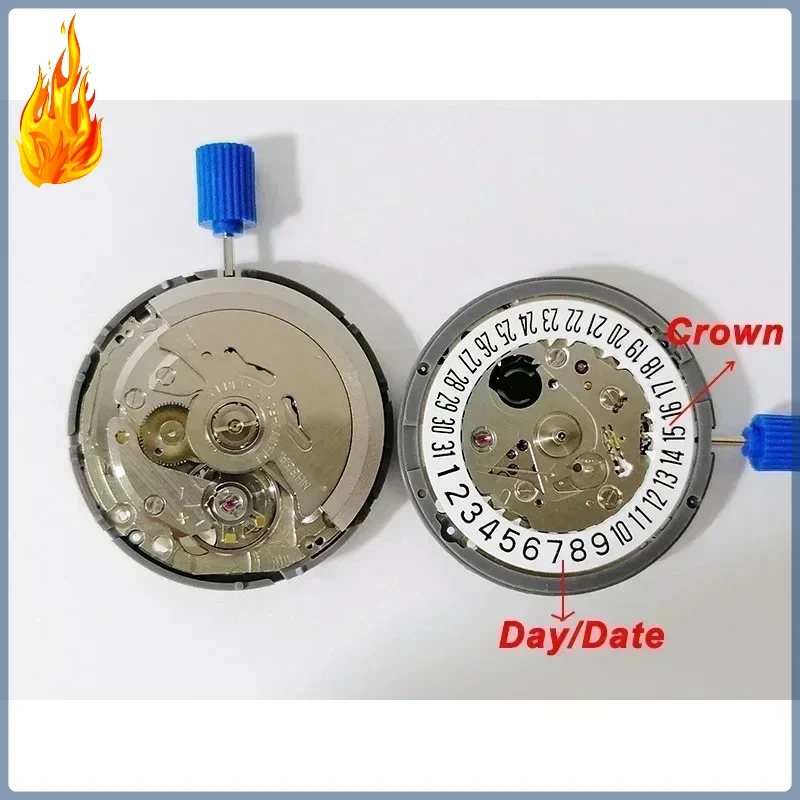 NH35 Premium Mechanical Movement NH35A White At 3/3.8/6 Date wheel 24 Jewels Automatic Self-winding High Accuracy Movt Replace