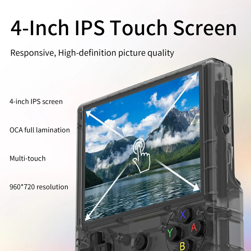 Anbernic RG 406V Retro Handheld Games Console 4"IPS Multi-touch WIFI RGB Ligh 3D Hall Joystick 5500mAh RG406V Video Games Player