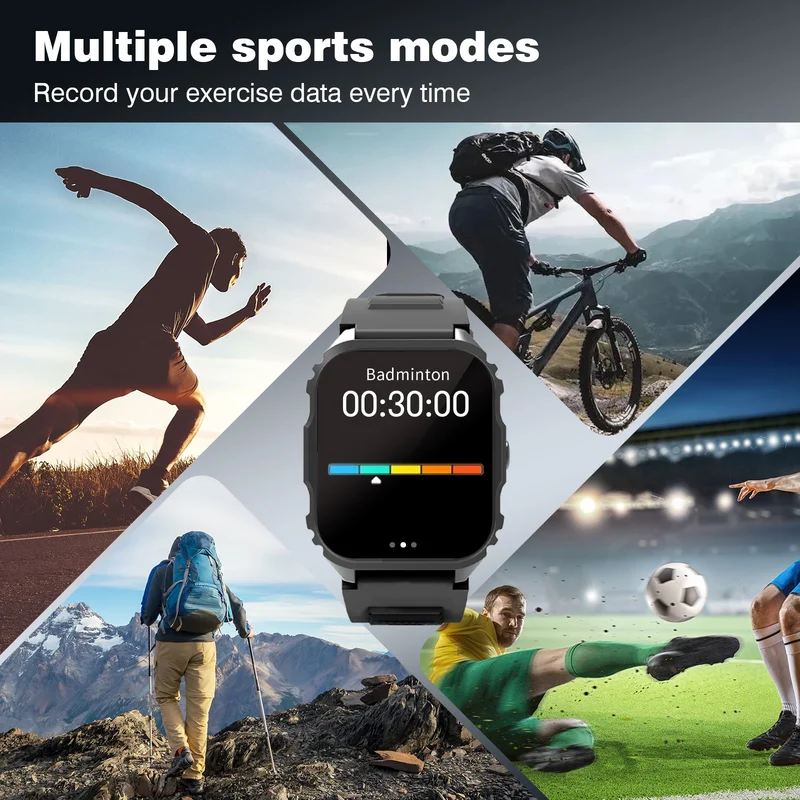 2025 Smart Watch, Answer, Make, Call, Message Preview, Sport Modes, DIY, Dial, Weather Forecast, compatible with Android and iOS