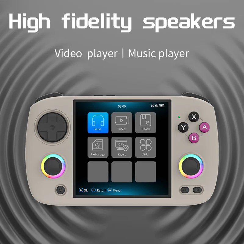 ANBERNIC RG CubeXX & RG40XX H & RG35XX H Retro Handheld Game Console H700 Linux 64-bit 5000 Video Games Supports WIFI Bluetooth